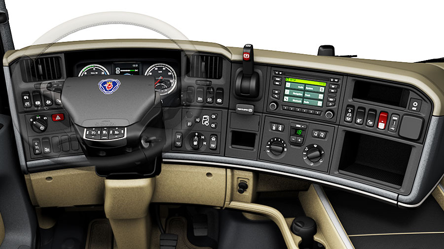 3D-visualisering av fordon och dess funktioner. Uppdragsgivare: Scania